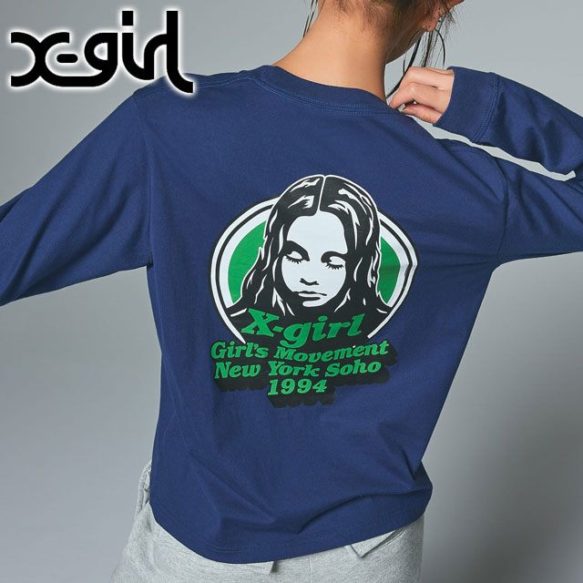 楽天市場】エックスガール Tシャツ X-girl FACE L/S TEE 長袖Tシャツ