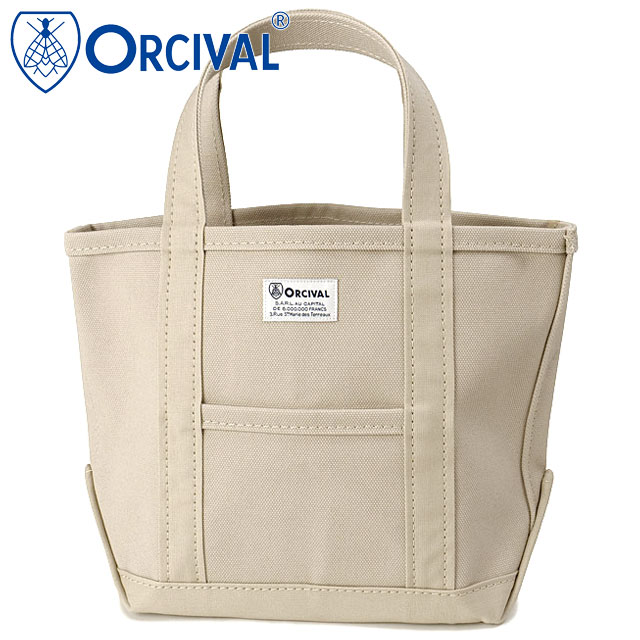 オーシバル ORCIVAL トートバッグ スモール [OR-H0285-KWC] TOTE BAG SMALL メンズ・レディース ユニセックス 鞄 日本製 キャンバストート 小サイズ 帆布 ベージュ LT.SAND-BEIGE 正規取扱店 9,317円