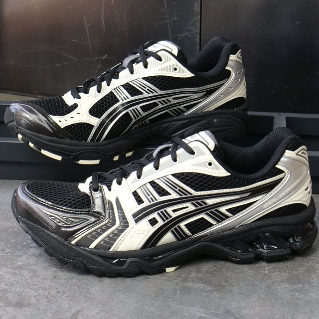 ASICS SportStyle アシックス スポーツスタイル スニーカー メンズ ゲルカヤノ14 [1203A537-002 FW26] GEL-KAYANO 14 ユニセックス 靴 シューズ オールシーズン 春夏秋冬 ブラック BLACK/CREAM 正規取扱店｜Shoetime アウトフィットストア