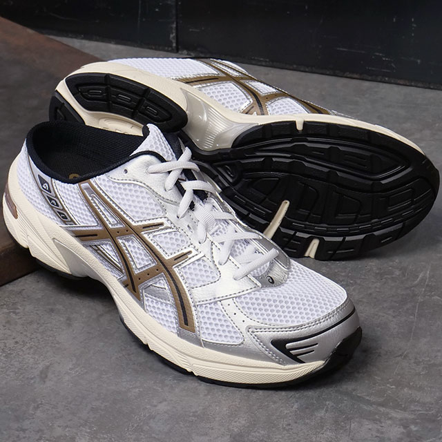 ASICS SportStyle アシックス スポーツスタイル サンダル ゲル1130 ミュール [1203B048-101 FW26] GEL-1130 MULE メンズ・レディース ユニセックス 靴 シューズ オールシーズン 春夏秋冬 ホワイト WHITE/CLAY-CANYON 正規取扱店｜Shoetime アウトフィットストア