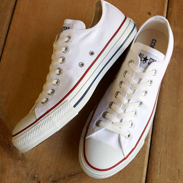 white low top converse all star
