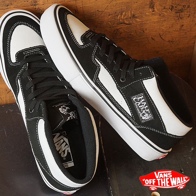 vans half cab pro white