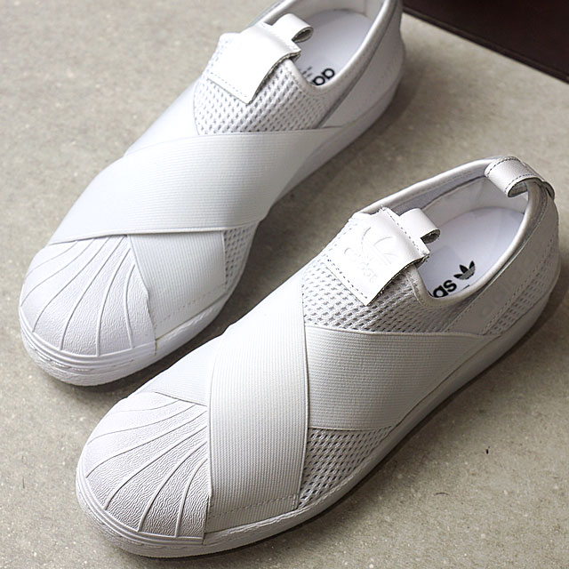 SHOETIME | Rakuten Global Market: adidas Originals Adidas originals ... adidas Originals Adidas originals SUPERSTAR SlipOn W Lady's superstar slip-ons R white /R white /C black (BY2885 SS17)