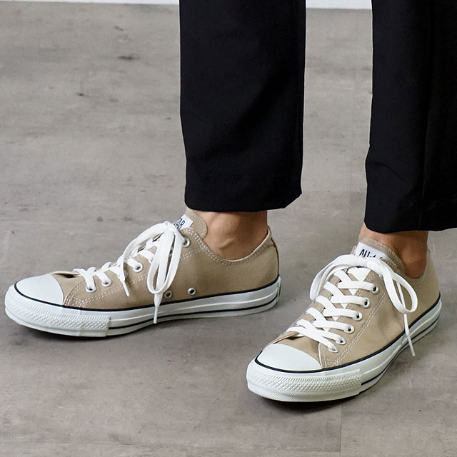 楽天市場 Converse コンバース スニーカー 靴 メンズ レディース All Star Colors Ox オールスター カラーズ ローカット ベージュ 1cl129 E Shoetime
