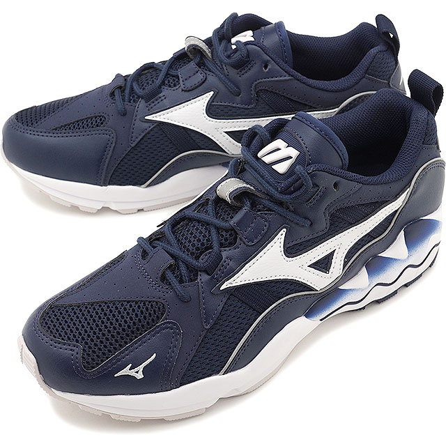 mizuno wave rider navy