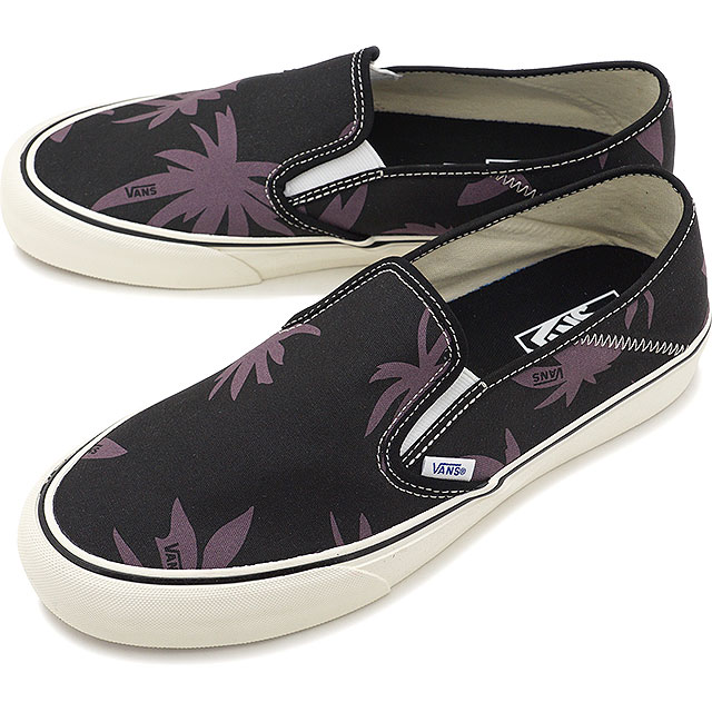 vans slip on sf black