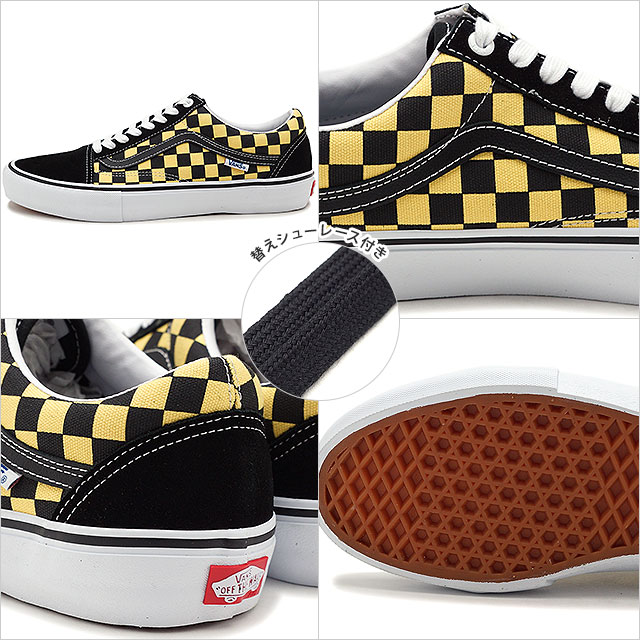 black and gold checkered vans