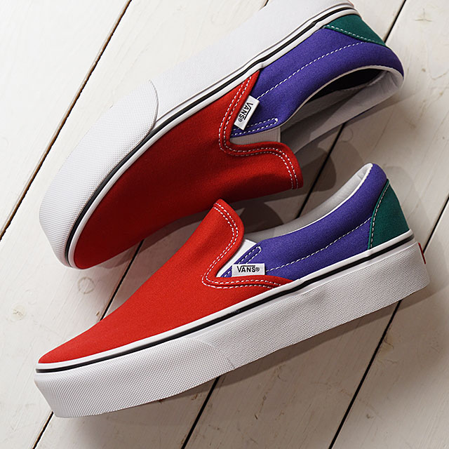 red bottom vans