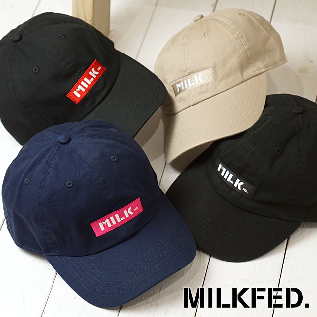 楽天市場 ミルクフェド Milkfed ロゴキャップ バー キャップ Bar Cap レディース フリーサイズ 帽子 Su19spot S E Shoetime