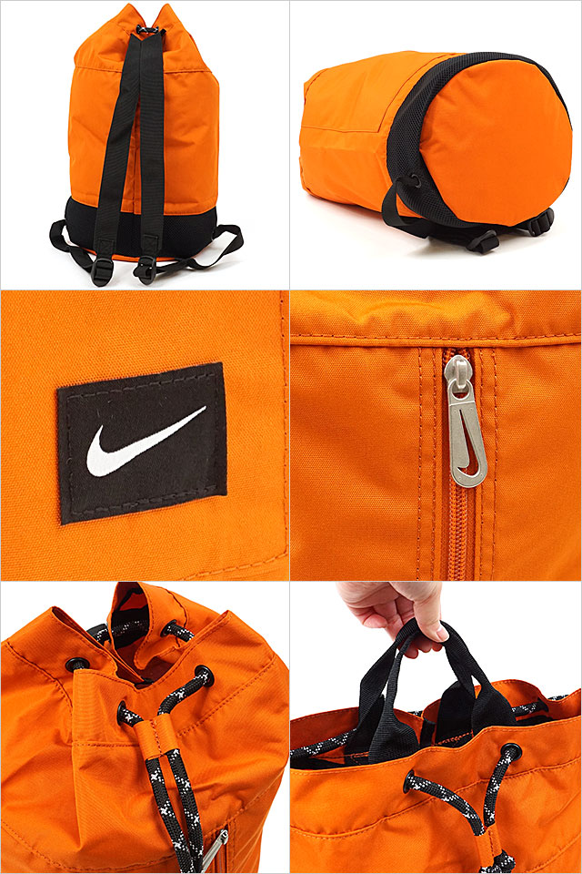 orange mesh nike backpack