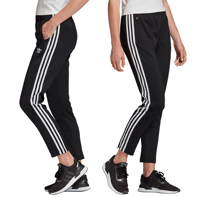 adidas black superstar track pants