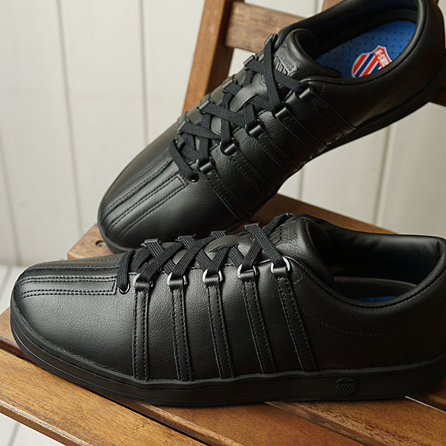 上質で快適 サイズ交換片道送料無料 ケースイス K Swiss スニーカー クラシック Classic 003 Ss メンズ レディース 定番 レザー ローカットシューズ 靴 B B ブラック系 在庫限り Www Faan Gov Ng