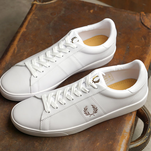 日本産 サイズ交換片道送料無料 フレッドペリー Fred Perry スニーカー スペンサー レザー Spencer Leather メンズ レディース 靴 White 1964 ホワイト系 B50 0 Ss 本店は Bralirwa Co Rw