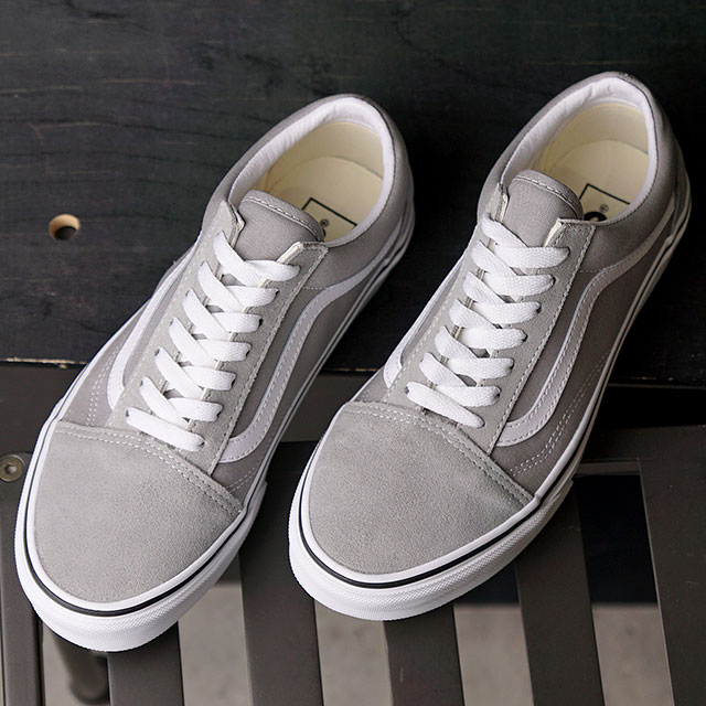 楽天市場 バンズ Vans スニーカー オールドスクール Old Skool Vn0a4u3biyp Ho メンズ レディース Drizzle True White グレー系 Shoetime