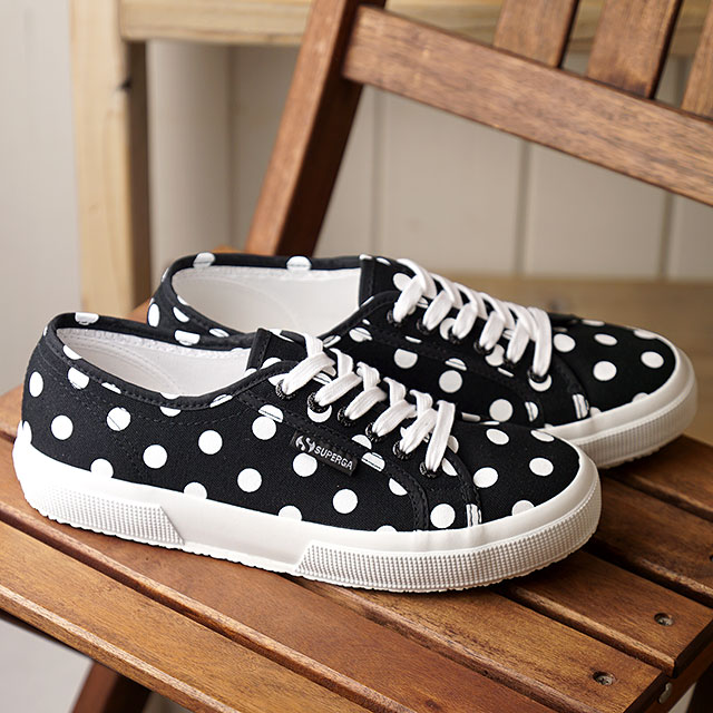 在庫あり 即納 楽天市場 スペルガ Superga スニーカー ドット柄 2750 Polkadots 1sw Ss21 レディース ローカットシューズ Blk Dots Wht ブラック系 Shoetime 安い Bizze It