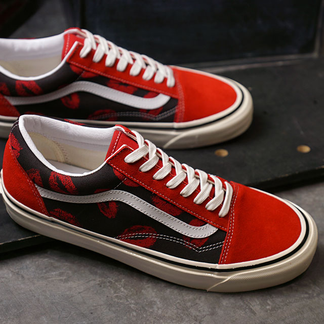 最新人気 バンズ Vans スニーカー アナハイムファクトリー オールドスクール36 デラックス Anaheim Factory Old Skool 36 Dx Vn0a54f34sp Ss21 メンズ レディース ヴァンズ Og Red Og Hotlips レッド系 高い品質 Or Hu