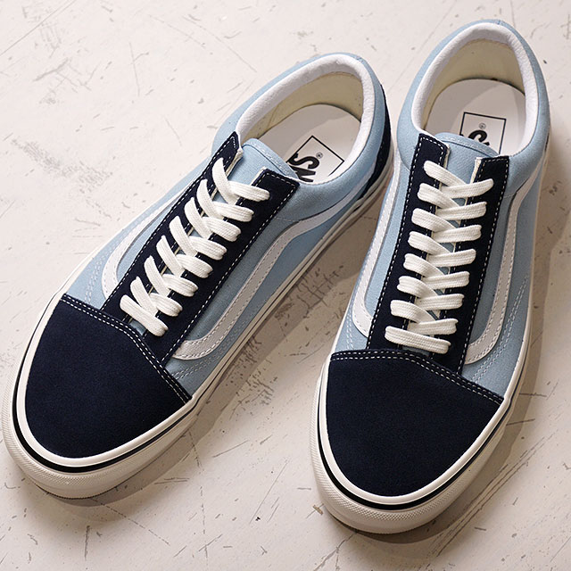 工場直送 楽天市場 バンズ Vans スニーカー アナハイムファクトリー Ua オールドスクール36 デラックス Anaheim Factory Ua Old Skool 36 Dx Vn0a54f341l Ss21 メンズ レディース ヴァンズ Og Navy Og Lt Blue ネイビー系 Shoetime 国際ブランド