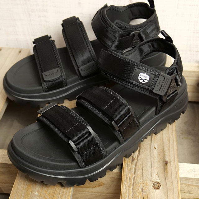 【30%OFF/SALE】【ラスト1足】シャカ SHAKA サンダル ネオバンジーEX [SK-238 SS23] NEO BUNGY EX メンズ・レディース 軽量ソール スポーツサンダル ストラップサンダル BLACK 黒 ブラック系 正規取扱店【ts】【e】 9,610円