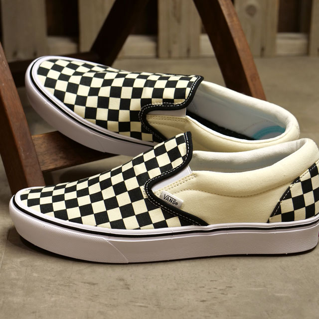 【2/1開始！最大100％ポイントバック！】バンズ VANS スニーカー コンフィクッシュ スリップオン （VN0A3WMDVO4 SS24） UA ComfyCush Slip-On メンズ・レディース 靴 ヴァンズ スリッポン （CLASSIC）CHECKERBOARD/TR画像