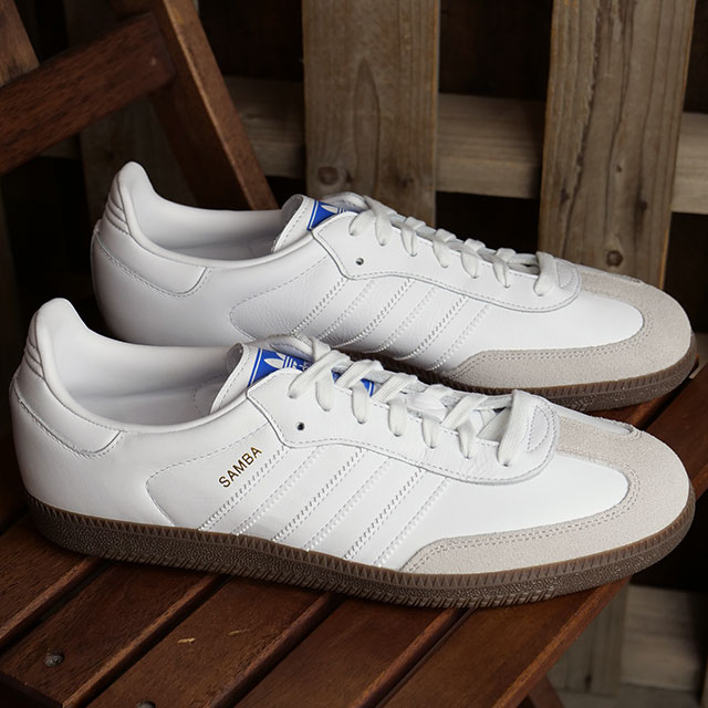 [ADIDAS] スニーカー サンバ SAMBA XLG ホワイト/ブルー adidas originals アディダス スニーカー SAMBA OG サンバ