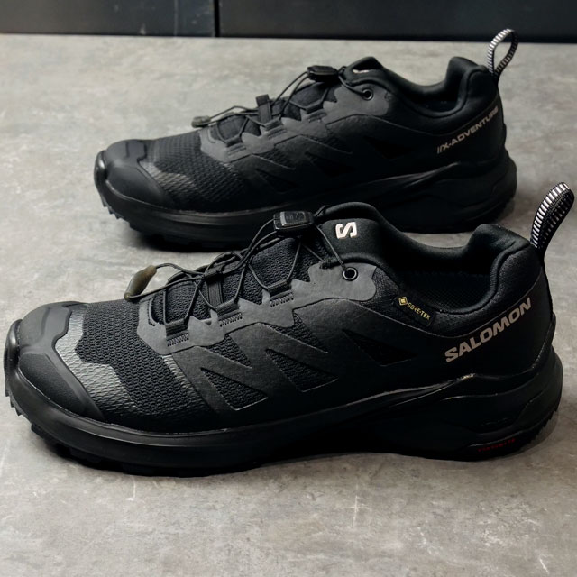 楽天市場】【2/28まで！最大100％ポイントバック！】サロモン SALOMON メンズ トレイルランニングシューズ ゴアテックス  （L47321100） X-ADVENTURE GTX 靴 スニーカー 防水 アウトドア Black/Black/Black 黒 ブラック系  正規取扱店 : SHOETIME
