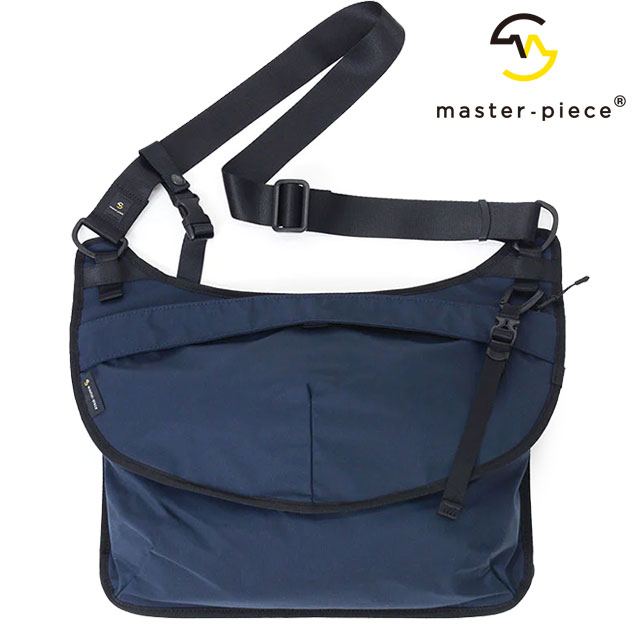 master-piece マスターピース フェイス メッセンジャーバッグ [02872-075 SS24] face メンズ・レディース 鞄 日本製 ボディバッグ ワンショルダー NAVY 正規取扱店｜Shoetime アウトフィットストア