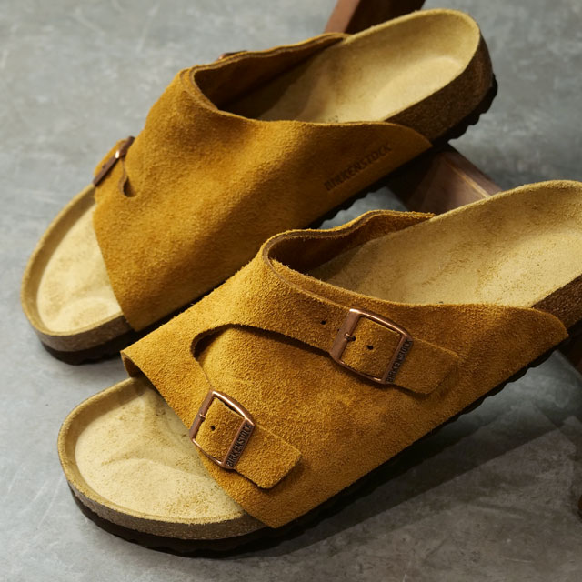 ビルケンシュトック BIRKENSTOCK サンダル チューリッヒ [1023842/1023891 SS24] ZURICH BS VL メンズ・レディース ドイツ製 コンフォートサンダル 健康サンダル MINK | SUEDE-LEATHER