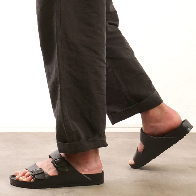 BIRKENSTOCK ブラック アリゾナ　ダブルストラップサンダル 37 45396-94-