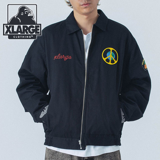 美品　XLARGE ジャケット XLARGE エクストララージ TIGER EMBROIDERY VIETNAM JACKET