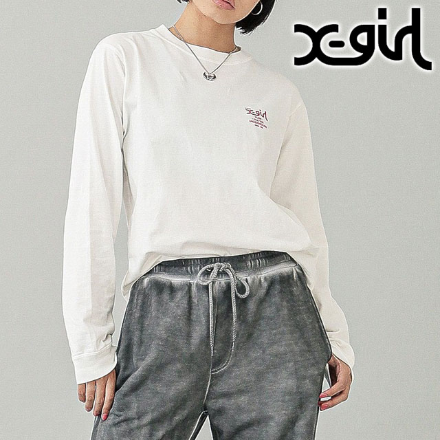 楽天市場】エックスガール Tシャツ X-girl FACE L/S TEE 長袖T