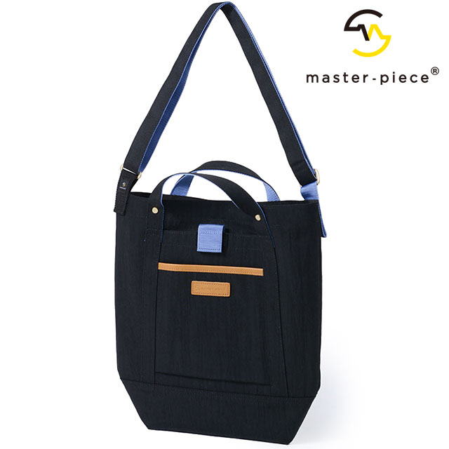 マスターピース master-piece ショルダーバッグ [02344-v2 SS25] link SHOULDER BAG メンズ・レディース 鞄 日本製 縦型ショルダー 通勤通学 BLACK 正規取扱店