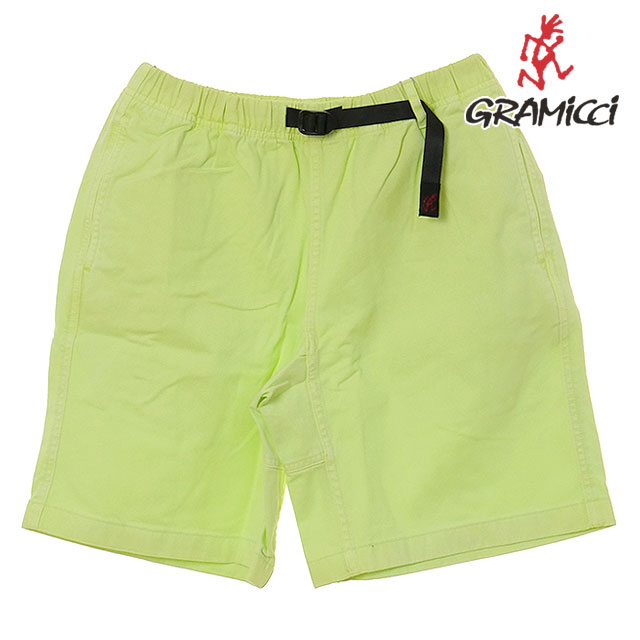 グラミチ Gramicci ジーショーツ ピグメントダイ [G4SM-P123 SS25] G-SHORT PIGMENT DYED メンズ ボトムス ハーフパンツ コットンツイル KIWI-PIGMENT 正規取扱店