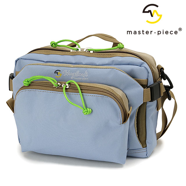 master-piece マスターピース ハグサック ショルダーバッグ [03231 SS25] 6.5L HugSack SHOULDER BAG メンズ・レディース 鞄 日本製 ワンショルダー アウトドア SAX 正規取扱店｜Shoetime アウトフィットストア