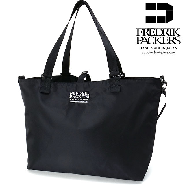 FREDRIK PACKERS フレドリックパッカーズ ベーシック トートバッグ [SS25] 14L BASIC TOTE メンズ・レディース 鞄 肩掛け ショルダーバッグ BLACK 正規取扱店｜Shoetime アウトフィットストア