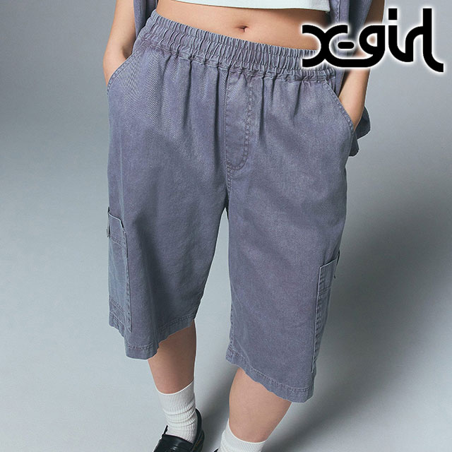 新品タグ付き⭐️2050AW新作⭐️ グレーハーフパンツ 楽天市場】【最大100%ポイントバック!】エックスガール X-girl フェイ