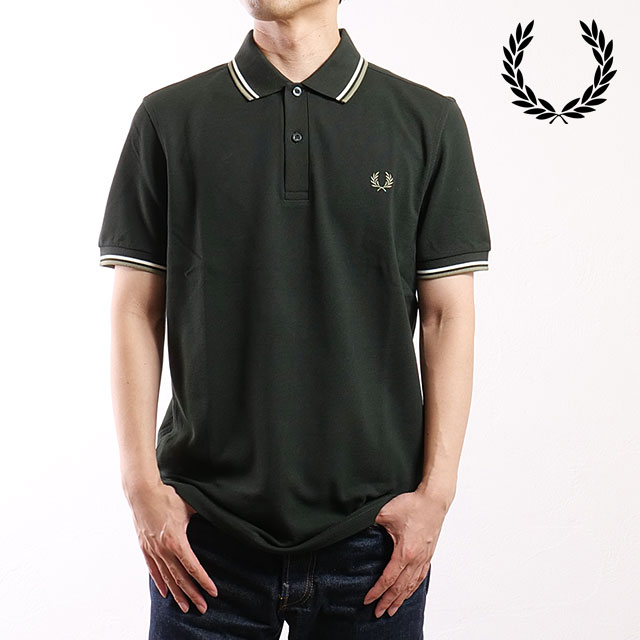 【20%OFF/SALE】フレッドペリー FRED PERRY メンズ ポロシャツ ツイン ティップド フレッドペリーシャツ [M3600-Y65 SS25Q2]　フレッド・ペリー FREDPERRY TWIN TIPPED FRED PERRY SHIRT トップス 半袖 コットンピケ NGHGRN/LECR/OLMN 正規取扱店【ts】【e】