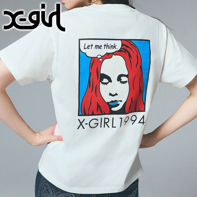 L 新品 送料込 エックスガール XGIRL Tシャツ 楽天市場】エックスガール X-girl レディース フェイス Tシャツ