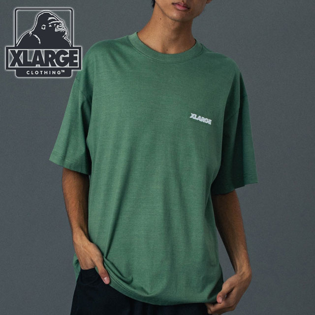 エクストララージ XLARGE メンズ OG ショートスリーブTシャツ [101261011003 SS26] OG S/S TEE トップス 半袖 グリーン GREEN 【メール便可】 正規取扱店 4,235円