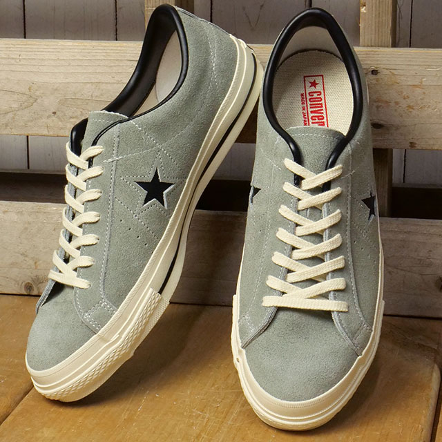 コンバース CONVERSE メンズ スニーカー ワンスター J スエード [33702500 SS26] ONE STAR J SUEDE 日本製 靴 ローカット シューズ グレー 正規取扱店