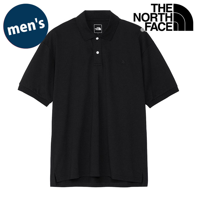 ザ・ノース・フェイス THE NORTH FACE ポロシャツ メンズ ショートスリーブエニーパートポロ [NT12637-K SS26] S/S Any Part Polo ユニセックス トップス 半袖 無地 UVケア 黒 ブラック 【メール便可】 正規取扱店