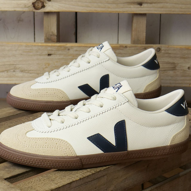 ヴェジャ VEJA スニーカー レディース ボレー [VO2003531 SS26] VOLLEY 靴 レザーシューズ 白 WHITE/NAUTICO/BARK 正規取扱店