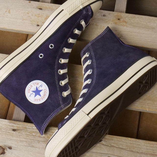 【30%OFF/SALE】CONVERSE コンバース メンズ スニーカー スエード オールスター J HI [31317530 SS26] SUEDE ALL STAR J HI 日本製 靴 ハイカット シューズ グレープ パープル系 正規取扱店【ts】【e】｜Shoetime アウトフィットストア