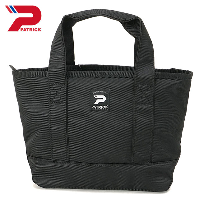 パトリック ゴルフ PATRICK GOLF ミニトートバッグ [263-621 SS26] MINI TOTE LP メンズ・レディース ラウンドトート カートバッグ ファスナー付 BLK ブラック 正規取扱店