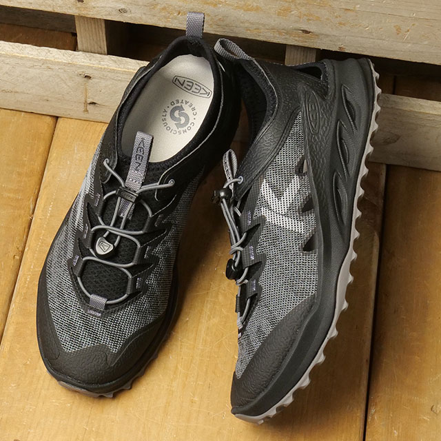 キーン KEEN スニーカー メンズ ザイオニック エーディーブイ [1031947 SS26] M ZIONIC ADV トレイルランニングシューズ 軽量 ブラック TRIPLE-BLACK 正規取扱店｜Shoetime アウトフィットストア