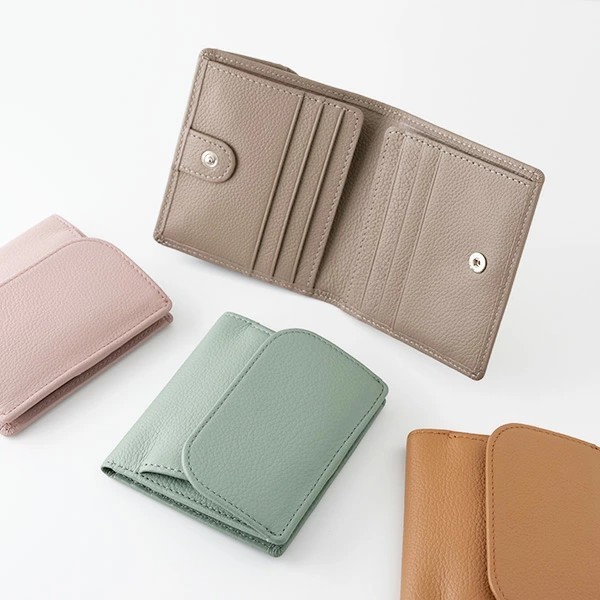 スリップオン　millhua?（ミルファ）MH　コンパクトウォレット　二つ折り財布　MLH-9801｜商芸文具店