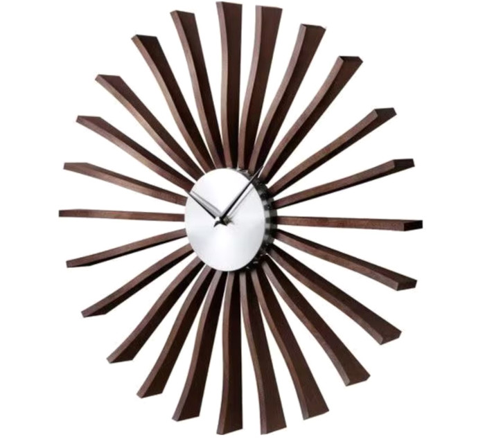 George Nelson/ジョージ・ネルソン  Flutter Wall Clock Wood フラッター・クロック【こちらの商いものはラッピングのお持て成しをご当て嵌めるいただけません】