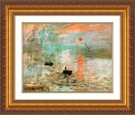 楽天市場 クロード モネ 絵画 印象 日の出 名画 額装 複製画 印象派 壁掛け マルモッタン美術館 通販 販売 プレゼント ギフト 東京書芸館