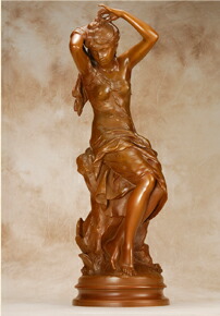 楽天市場】少女 子犬 ブロンズ像 『 友 』彫刻家 郡順治 通販