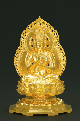 楽天市場】【ハ】 純金製 釈迦如来 『 宗派別 御本尊 』 大仏師 松久宗