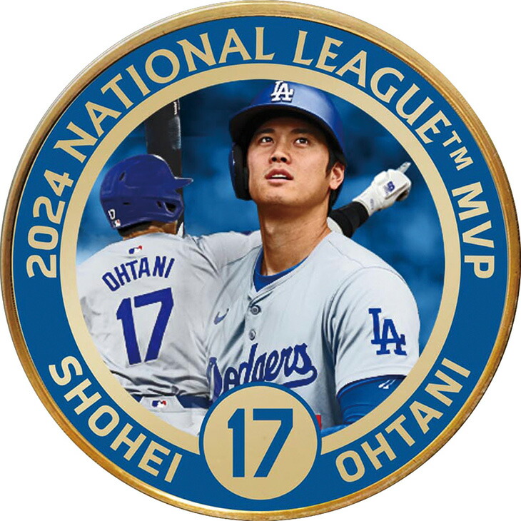『大谷翔平2024年NL MVP記念純金メダル』 純金 46.6g 直径39mm プレゼント ギフト  木製ケース入り お祝い 通販 販売
